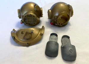 G.I. Joe Deep Sea Diver 8 Ropes Of Danger Helmet Mask Shoes Parts Vintage HASBRO - Picture 1 of 13