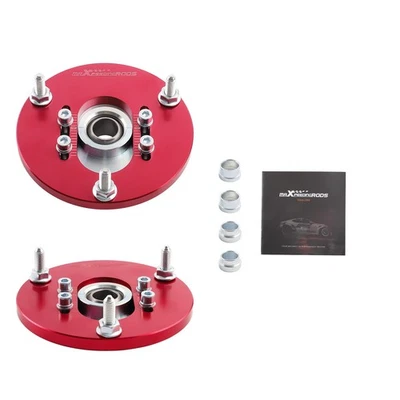 Pair Front Suspension Strut Top Mount for BMW E46 320i 323i 328Ci 330xi M3 Red - Image 1 of 4