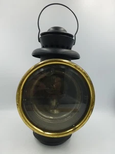 Antique 08 Diamond Automobile Lamp Lantern Light by C.T. Ham Mfg. IMPD - Picture 1 of 21