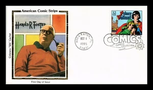 DR JIM STAMPS US COVER PRINCE VALIANT CLASSIC COMICS FDC COLORANO SILK CACHET - Picture 1 of 2
