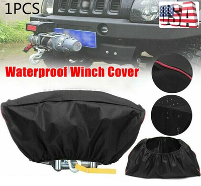 (EE. UU.) Cubierta de cabrestante impermeable protección resistente al polvo para cabrestantes 8500-17500 libras Foto 1 de 4