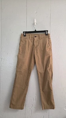 American Eagle Pants Mens 26x28 Slim Fit Extreme Flex Khaki Flat Front Stretch - Image 1 of 4