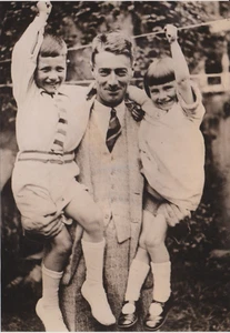 1924 Pressefoto britischer Weltumrundungsflieger Archibald Stuart-MacLaren - Bild 1 von 2
