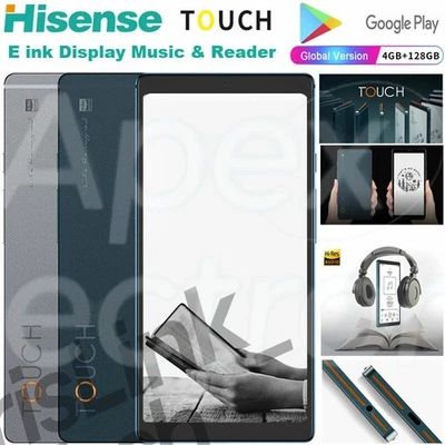 Hisense TOUCH  Lite Reader Music Player E Ink Screen Wifi Bluetooth Google 128GB - Image 1 of 4