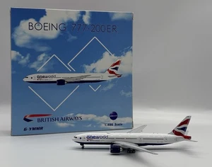 British Airways B777-200ER "ONEWORLD"  G-YMMR Phoenix 04505 Scale 1:400 Diecast - Picture 1 of 13