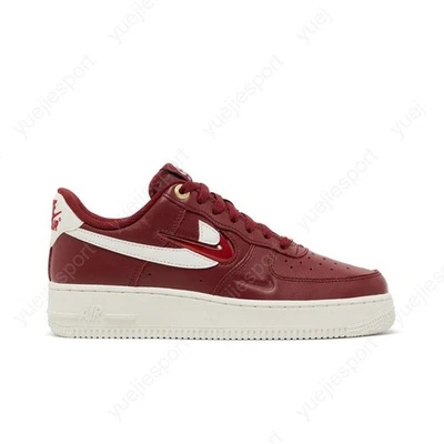 Nike Wmns Air Force 1 07 Premium History Of Logos Team Red DZ5616-600 - Image 1 of 4