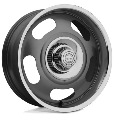 F20x8/R20x9.5" Staggered American Racing Vintage VN506 Mag Gray Center Lip (S04) Foto 1 de 4