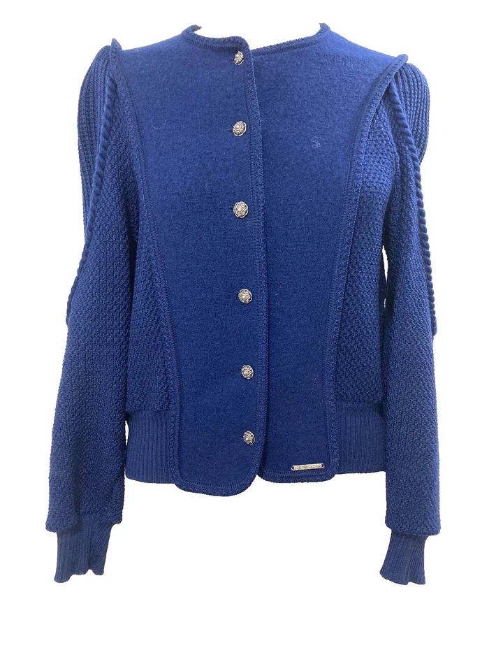 GEIGER AUSTRALIA SUÉTER 100% LANA AZUL MARINO 34 / XXS Foto 1 de 4