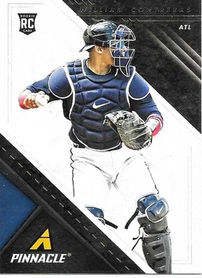 2021 Panini Chronicles - Pinnacle William Contreras #14 (RC) - Image 1 of 2
