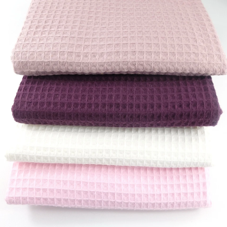 Waffelpique RESTSTÜCKE BW rosa bordeaux weiß  ÖkoTex Standard 100 / vers. Größen - Bild 1 von 3