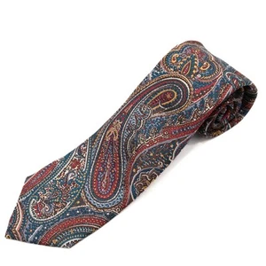 Daniel Cremieux Paisley 100% Silk Neck Tie Made In Italy - Picture 1 of 7