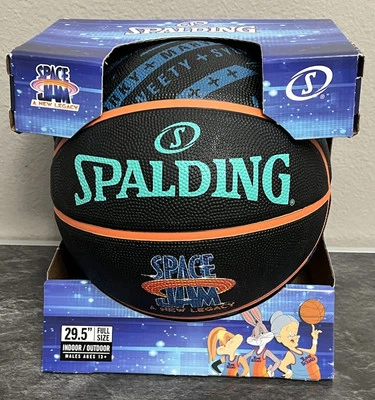 Pelota de baloncesto Spalding Space Jam A New Legacy Tune Squad negra talla 7 nueva Foto 1 de 4