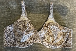 Sujetador Bali con aros ligeramente forrado estampado animal marrón beige 42C - Imagen 1 de 4
