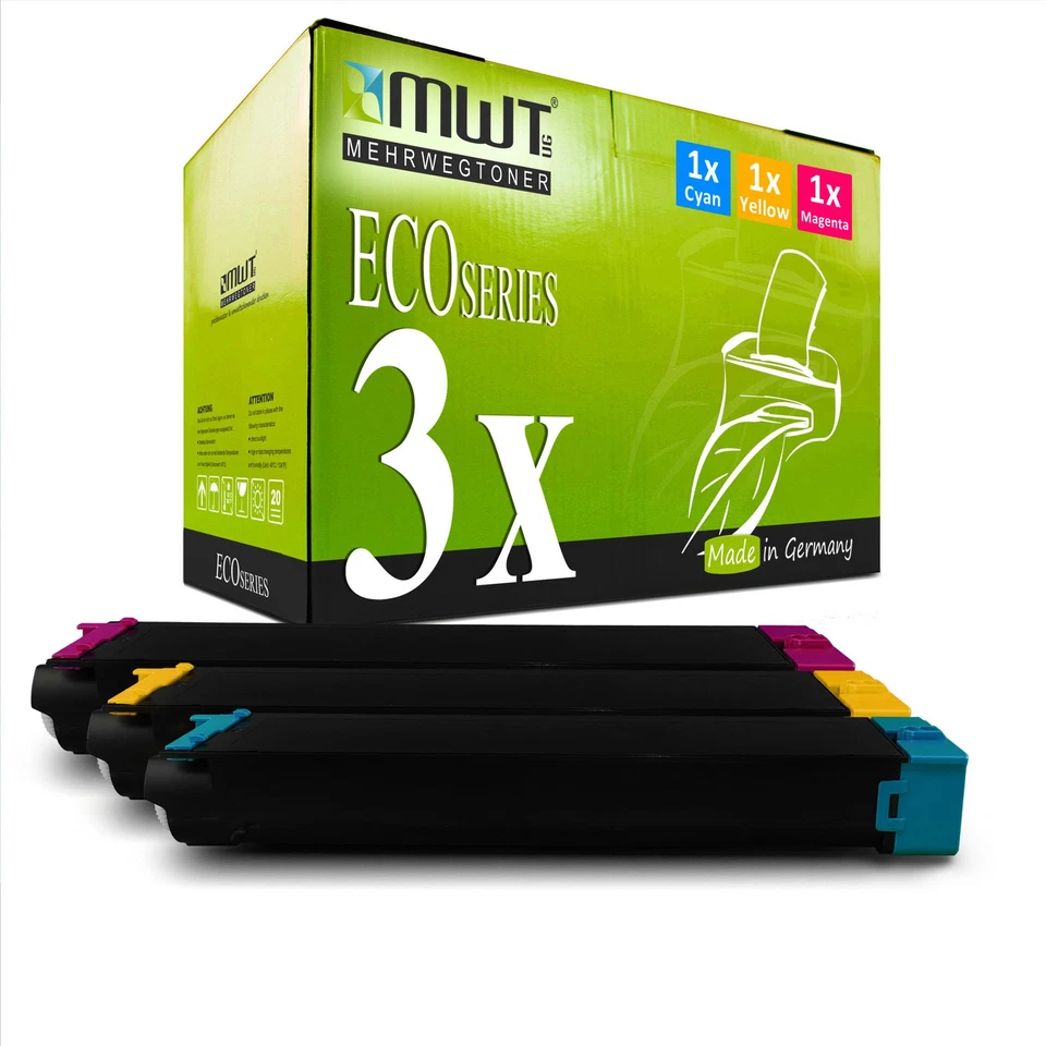 3x Toner f�r Sharp MX-C401 MX-C381 MX-B400P MX-C311 MX-C400 MX-C402 MX-C380P CMY - Bild 1 von 4