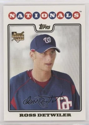 2008 Topps Ross Detwiler #92 Rookie RC - Image 1 of 2