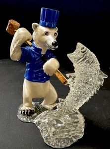 POLAR BEAR ICE CARVER Pewter ~ Culinary Collectible Sculpture ~ RON LEE - LE - Picture 1 of 12
