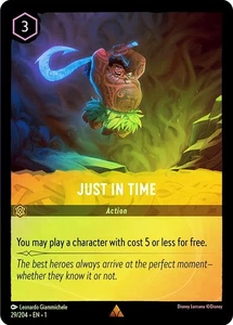 Lorcana  COLD FOIL  Just in Time  - The First Chapter # 029 - Picture 1 of 1