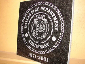 Stone Personalized Laser Tribute Plaque Gifts Award VII - Picture 1 of 38