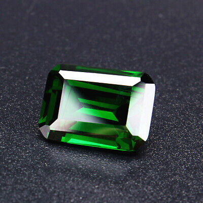 30ct Natural Mined Green Loose Gemstone Emerald Colombia Emerald Cut AAAAAAA+ • 17.99$