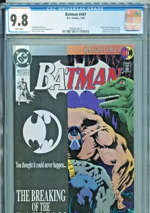 Batman #497 (DC 1993) CGC Certified 9.8 White Pages  - Picture 1 of 3