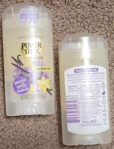 2 Stück-Power Stick for Her Aluminiumfrei-Lavendel Vanille Deodorant-2,5 oz-70,8 gm - Bild 1 von 1