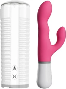 LOVENSE Max 2 Male Masturbator + Nora Rabbit Vibrator for Women for Couples - Picture 1 of 7