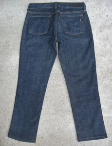 Citizens of Humanity Kelly Low Crop Skinny Jeans Women Sz 24 Dark Blue w Stretch - Picture 1 of 7