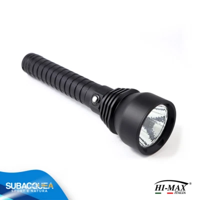 TORCIA SUBACQUEA RICARICABILE HI-MAX H-16 LED XHP 70 PER SUB DIVING SCUBA TORCH - Image 1 of 4