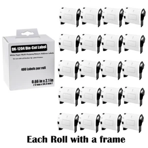 Etiquetas multiusos grandes de papel blanco 20 rollos 4x2 DK-1240 para Brother QL-1110NW - Imagen 1 de 11