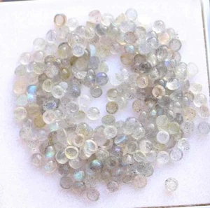 26,70 Karat NATÜRLICHER MEHRBLINKENDER LABRADORIT RUNDER CABOCHON LOSER EDELSTEIN - Bild 1 von 3