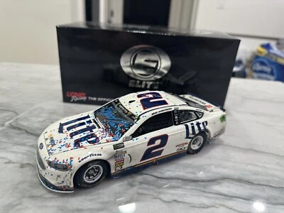Brad Keselowski Autografiado 2017 Miller Martinsville Carrera Ganar Elite Líquido 1/24 Foto 1 de 4