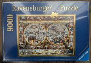 9000 Piece Jigsaw Puzzle Ravensburger Big World Map 1611 Rare Puzzle NEW - Picture 1 of 5