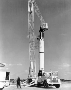 Astronaut Escape Testing Mercury Program 8X12 PHOTOGRAPH - Picture 1 of 1