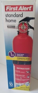 Nuovo con scatola 2012 First Alert ABC estintore domestico standard ricaricabile #FE1A10GR - Foto 1 di 2