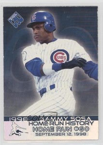 1999 Pacific Private Stock Home Run History Sammy Sosa #4