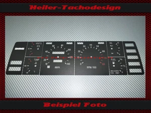 Tachoscheibe DMC DeLorean Motor Company Original Umrechnung Mph zu Kmh Tacho - Picture 1 of 4