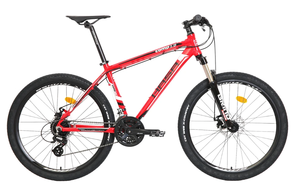 HASA COMP 3.0D Shimano 24 Speed Mountain Bike 26" Red - image 1 of 1