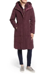 Cole Haan Down & Feather Fill Coat Sz S 'Merlot' Burgundy NWT Perfect - Picture 1 of 12