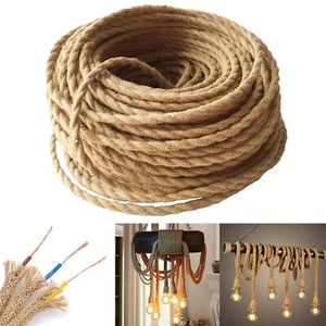 5m Beige Textilkabel 3x0.75mm² für DIY-Anwendungen - Stilvolle Beleuchtung - Bild 1 von 1