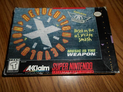 Revolution X (Super Nintendo Entertainment System SNES 1995) BOX ONLY - NO GAME - Image 1 of 4