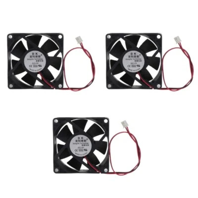 70mm 7cm CPU PC Chassis Cooling Fan XH2.54 2Pin Ball Bearing Server - Image 1 of 4