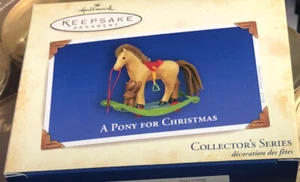 2004 Hallmark A Pony For Christmas  Ornament Combine Shipping  NIB - Picture 1 of 1