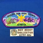 Boy Scout CSP Bolder Dam Area Council Shoulder Patch AZ-NV-CA BIN