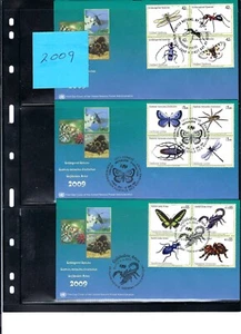 2009 Specie in via di estinzione FDC's (blocchi di 4) - Tutti e tre gli uffici - UNPA Fresh - Foto 1 di 1