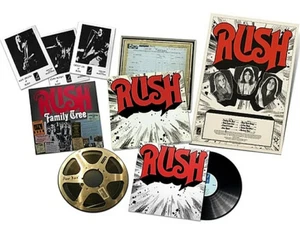 RUSH Rediscovered First Album Box Set 200G Vinyl LP DMM Poster Download Sealed - Picture 1 of 9