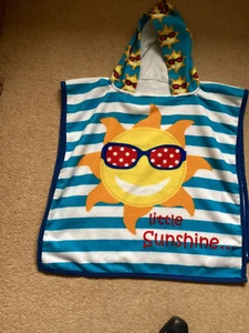 Children's hooded beach robe, 100cm x 50cm - Picture 1 of 1