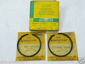 Lambretta TV175 Piston Ring Set +010 Size NOS 170cc Scooter 1957-1959 TV 175 - Bild 1 von 3