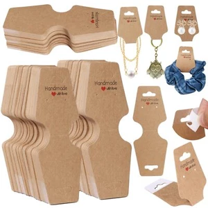 200 Pcs Bracelet Display Cards Necklace Holder Jewelry Packaging Selling Cards - Picture 1 of 5