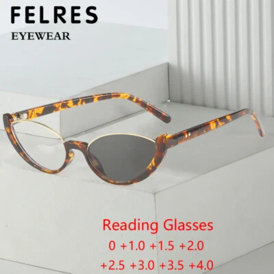 Mujeres Moda Ojo de Gato Fotocromáticas Gafas de Lectura Exterior Sombra Gafas de Sol Lo último Foto 1 de 4