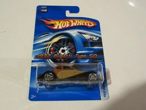 Hot Wheels  2005  -  1932 Bugatti Type 50  #158  Brown    New  Sealed   - Picture 1 of 2